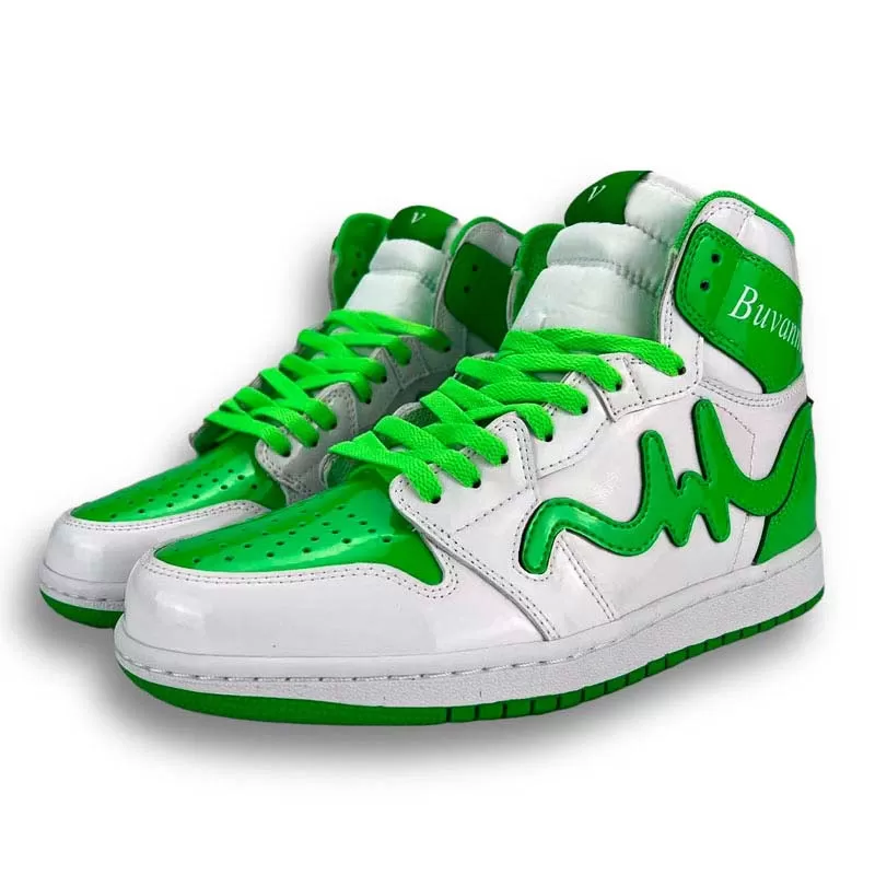 Custom Patent Leather Sneakers AJ1 Running Shoes